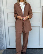Cocoa Sandwash Flowy Set