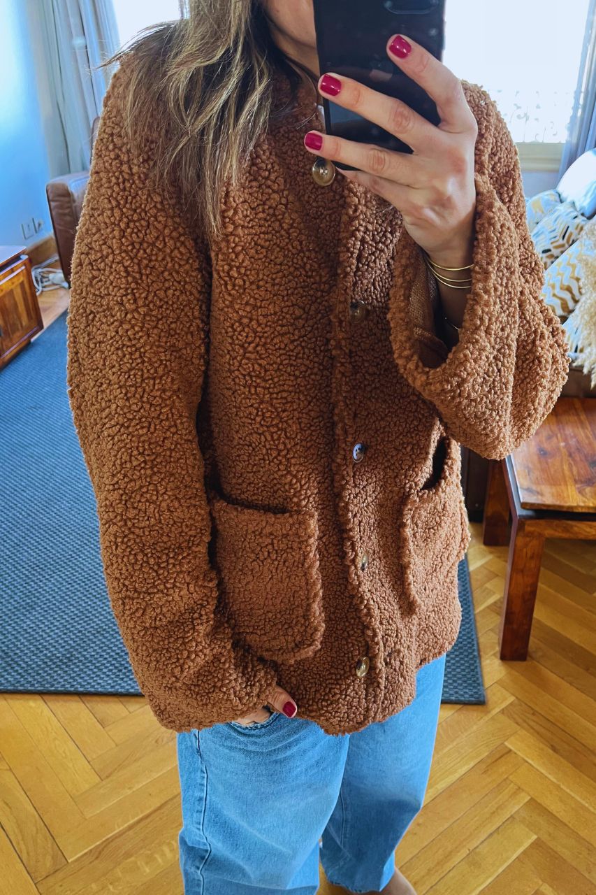 Camel Teddy Bear Jacket