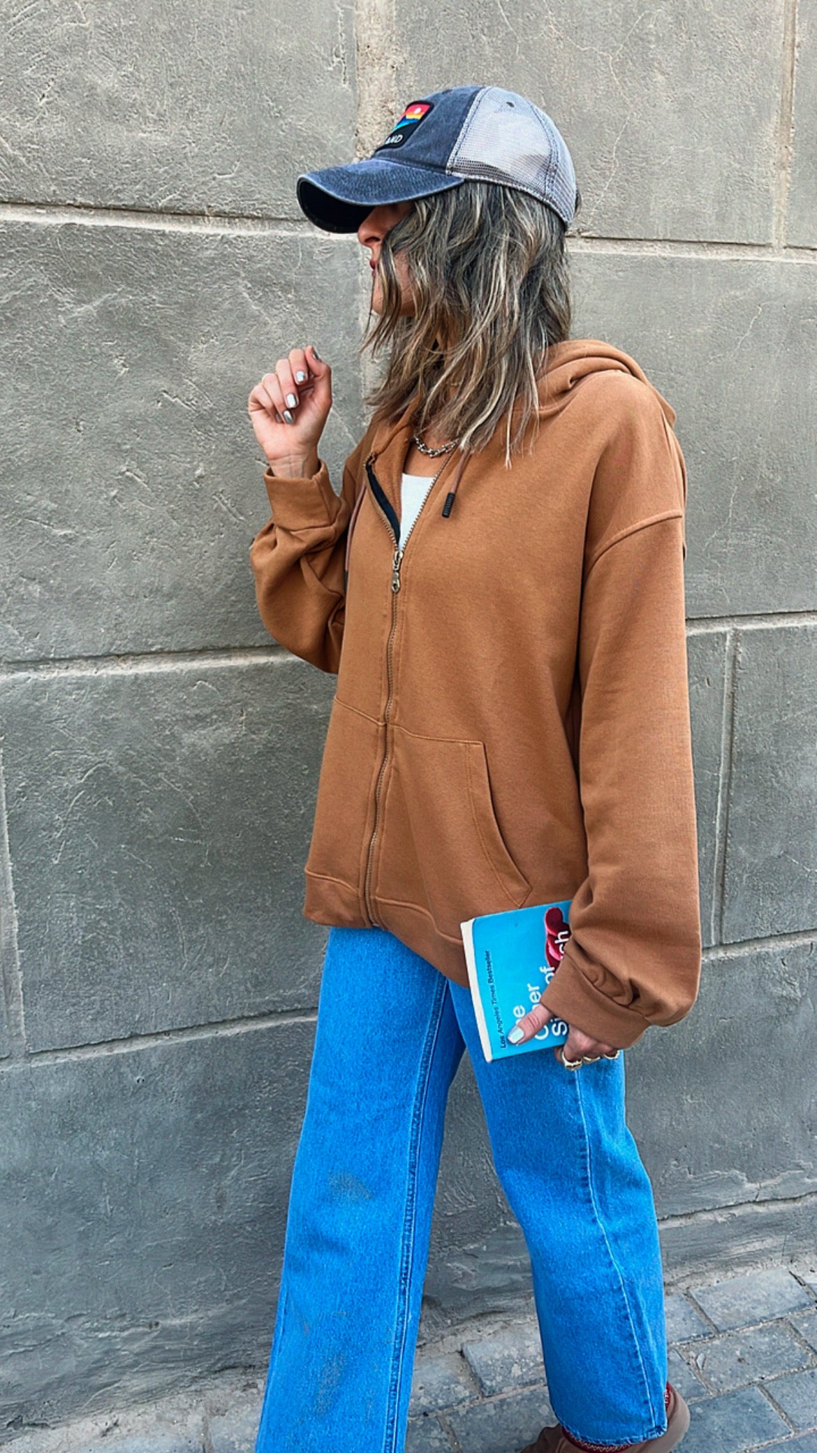 The Camel Zip Up Hoodie