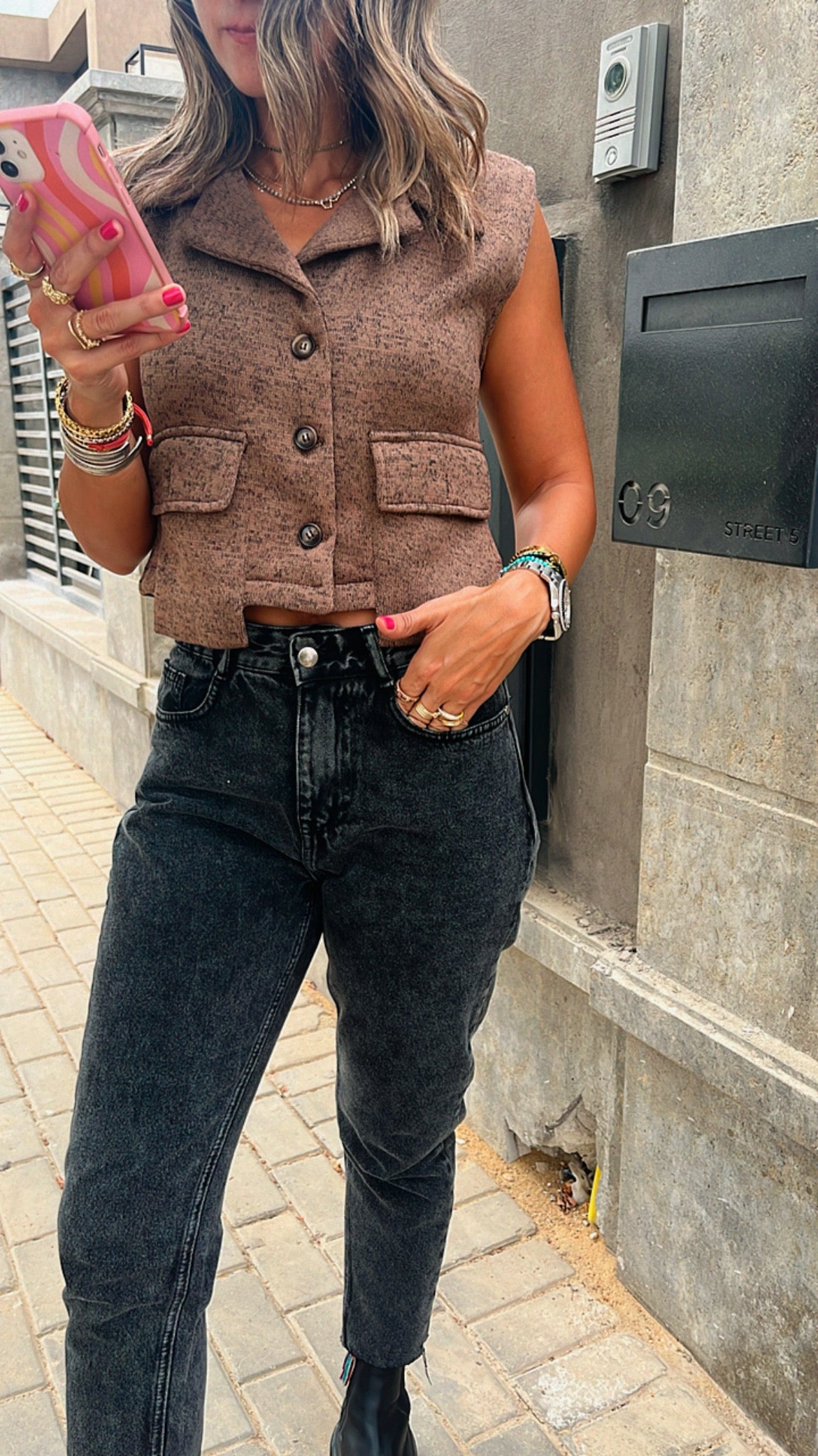 Cafe Cozy Cargo Vest