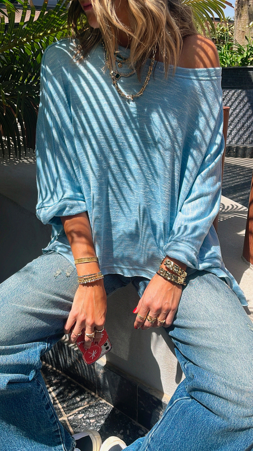 Baby Blue Gypsy Summer Tee