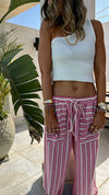 Fuchsia Fisherman Pants