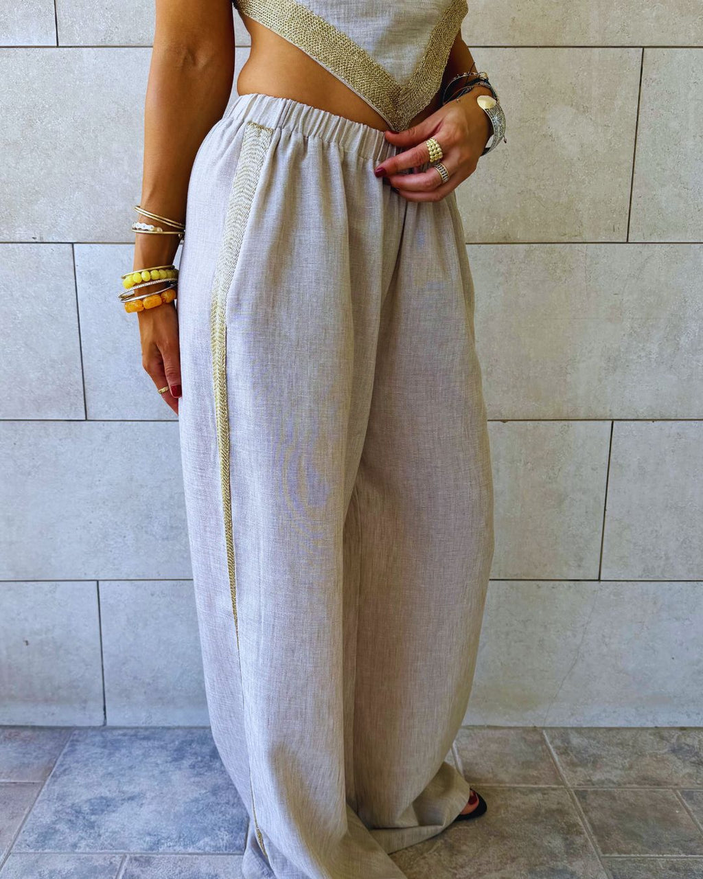 Golden Edge Pants