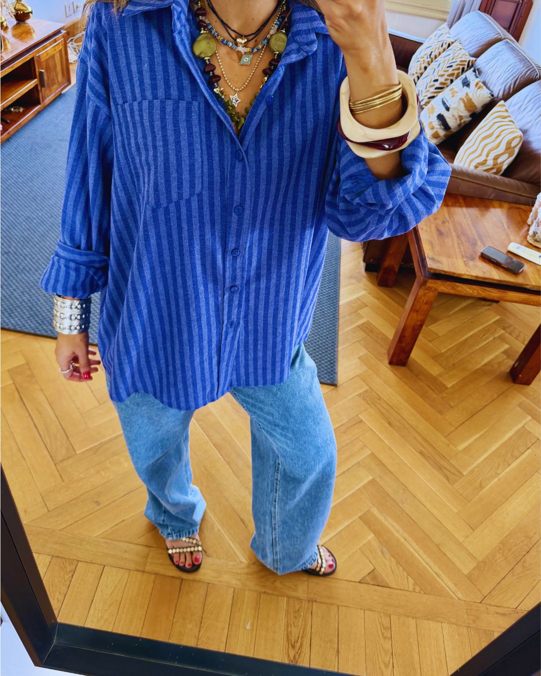 Sapphire Stripe Shirt