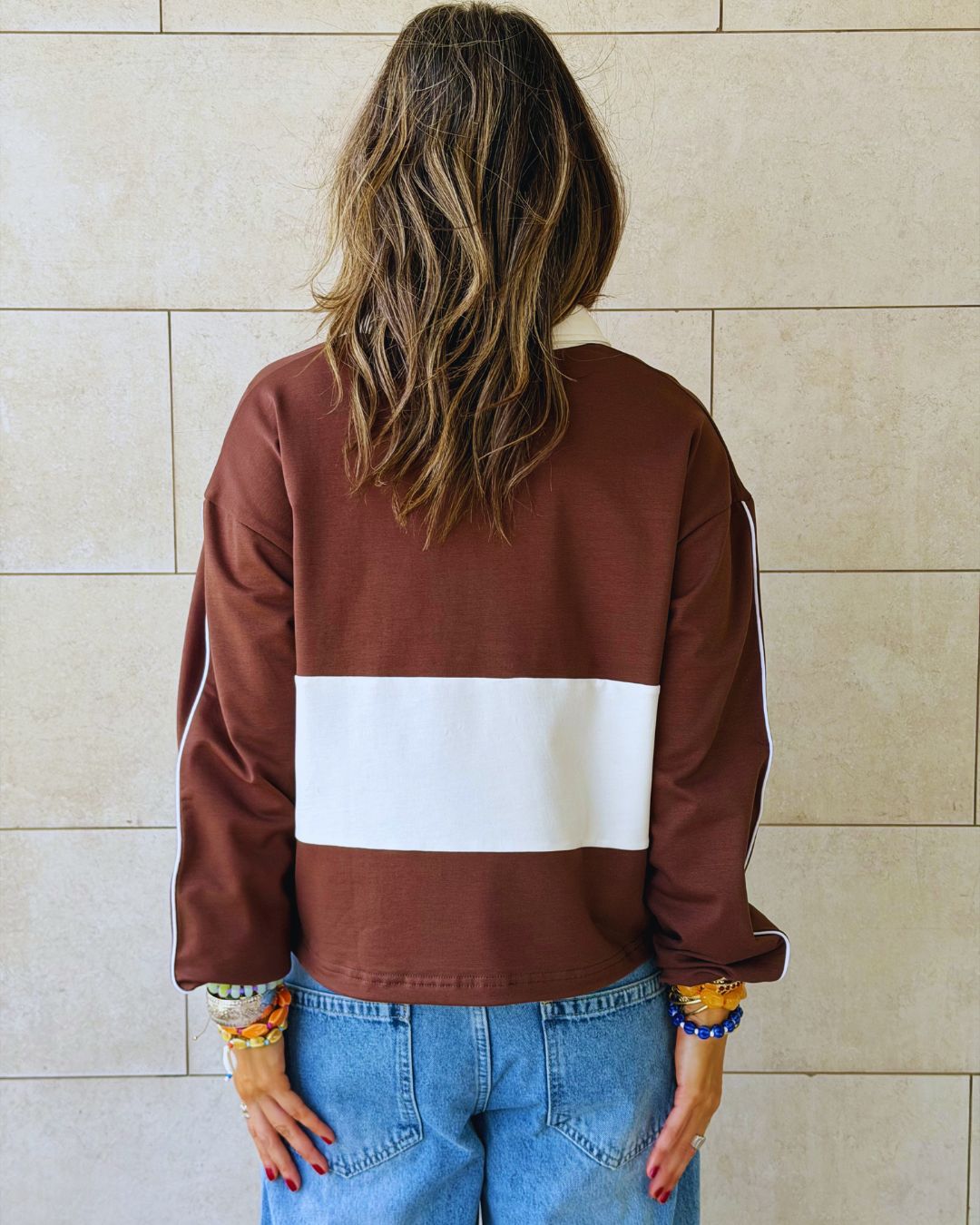 Brown Varsity Light Weight Polo