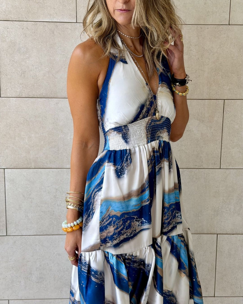 Smeralda Tie Back Dress