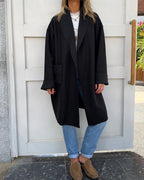 Black Flip Side Coat