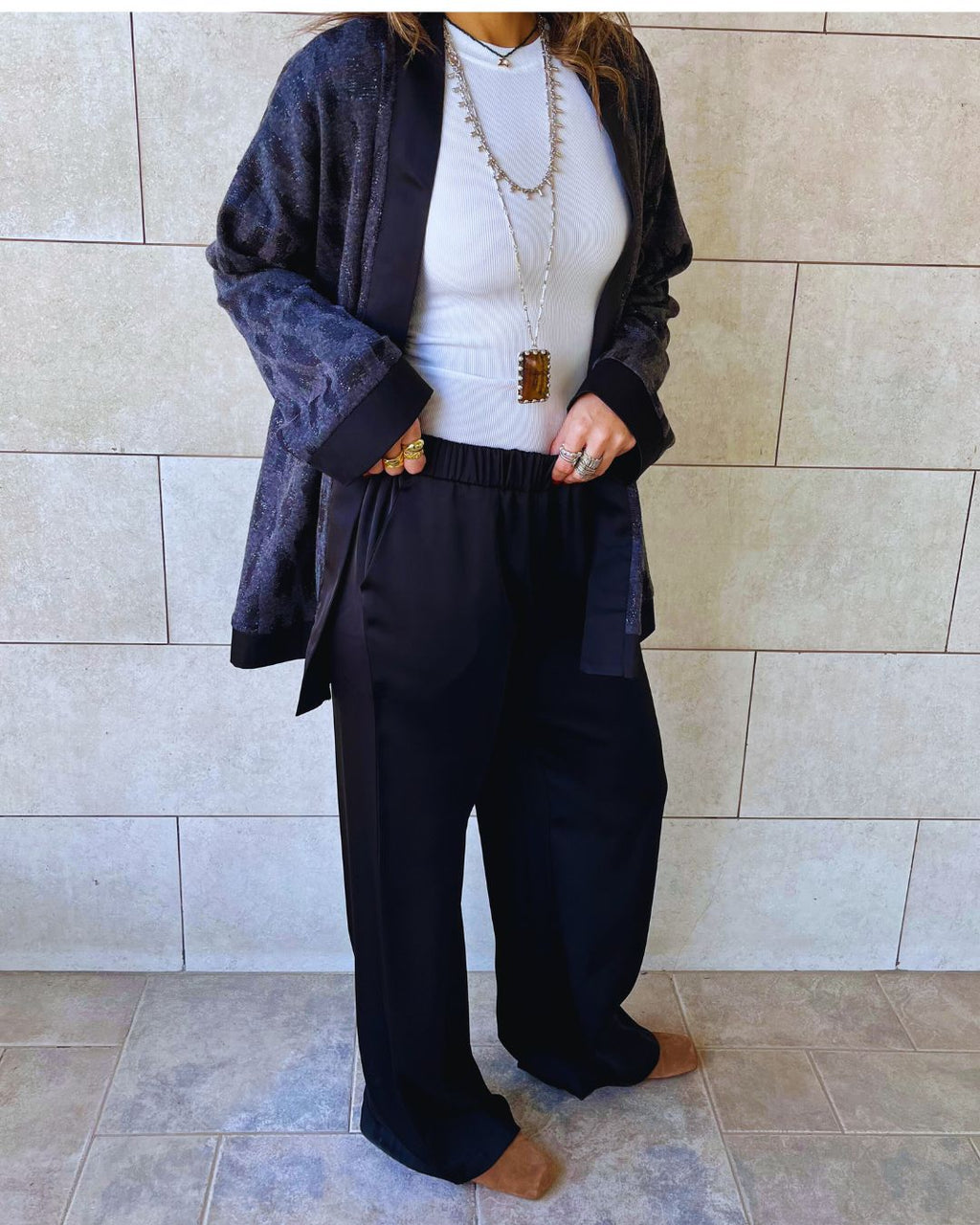 Black Between Moments Pants