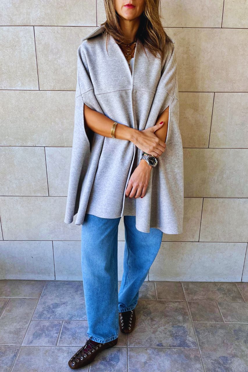 Grey Quiet Confidence Cape