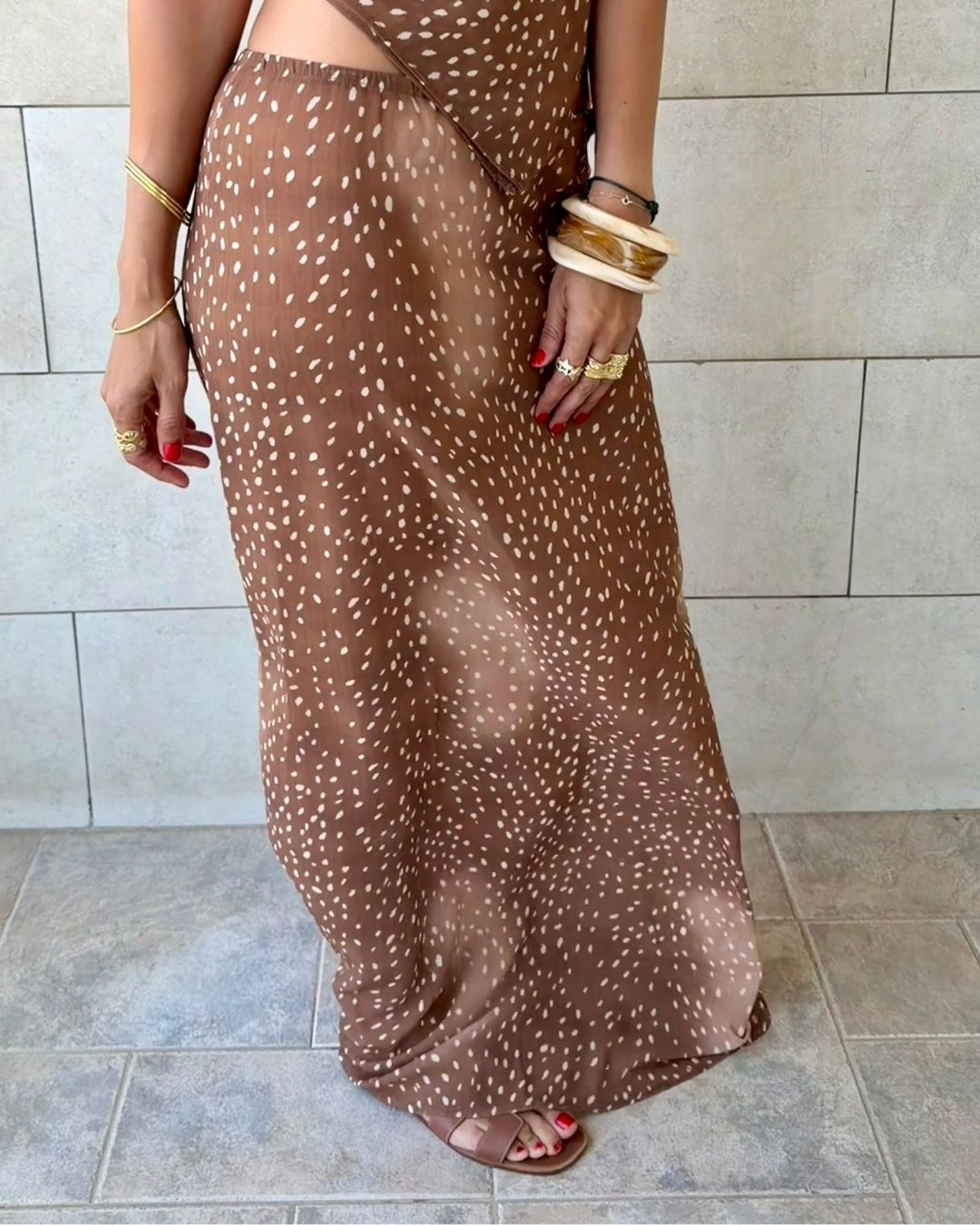 Bambi Mocha Rio Skirt