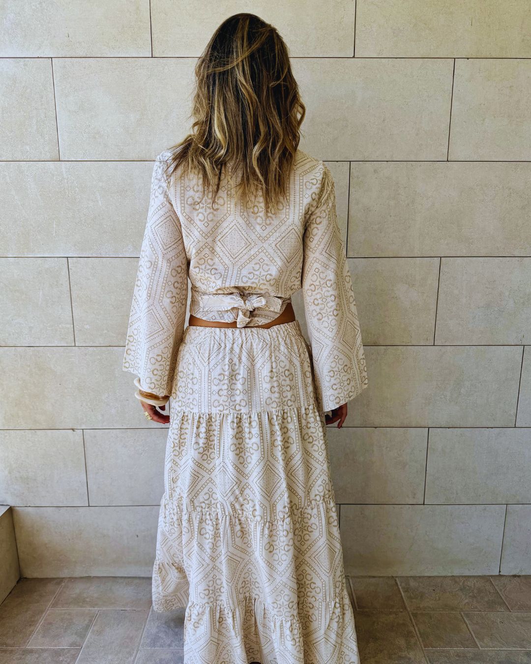 Santorini Sands Maxi Skirt