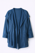 Blue Fringe Jacket