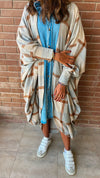 Plaid Flannel Shawl Cardi