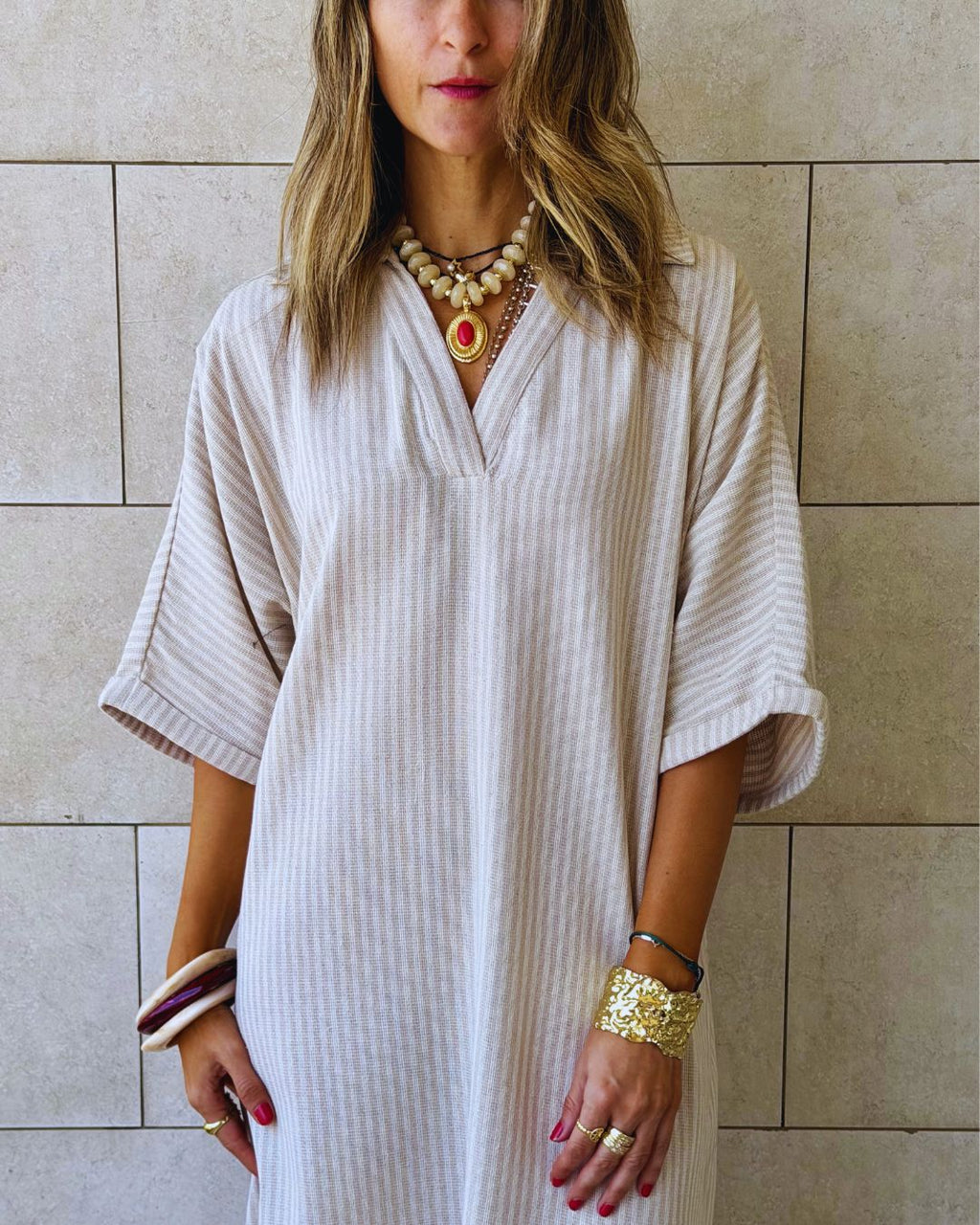 Beige Riviera Morning Dress