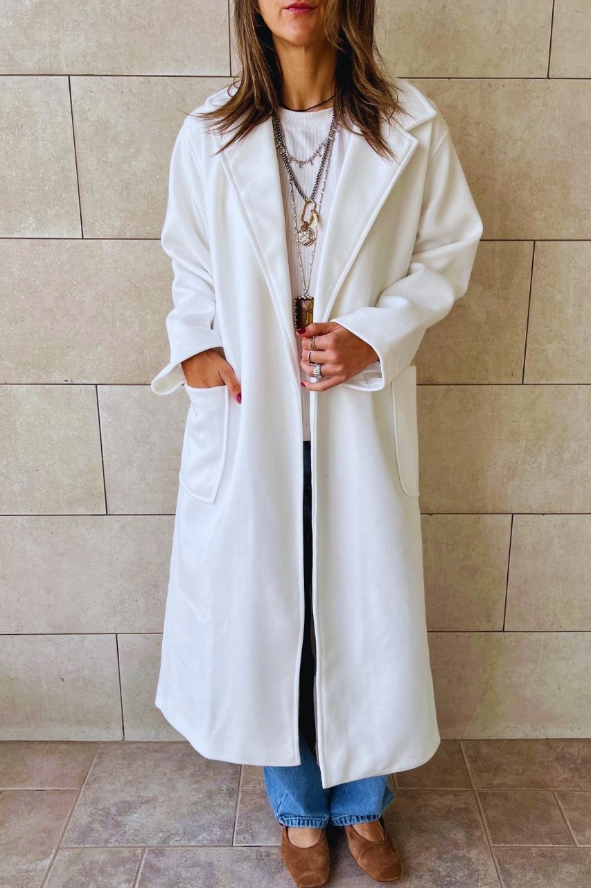 White Cozy Coat