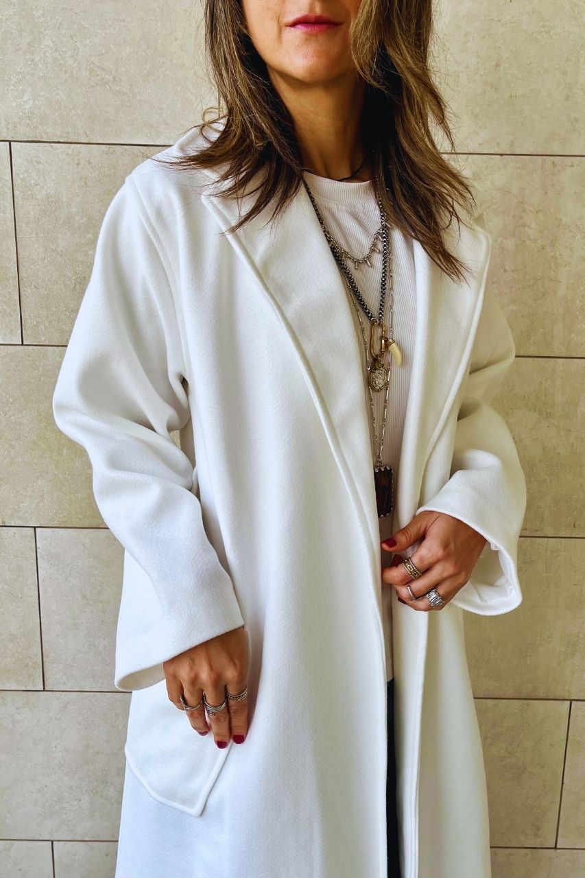 White Cozy Coat