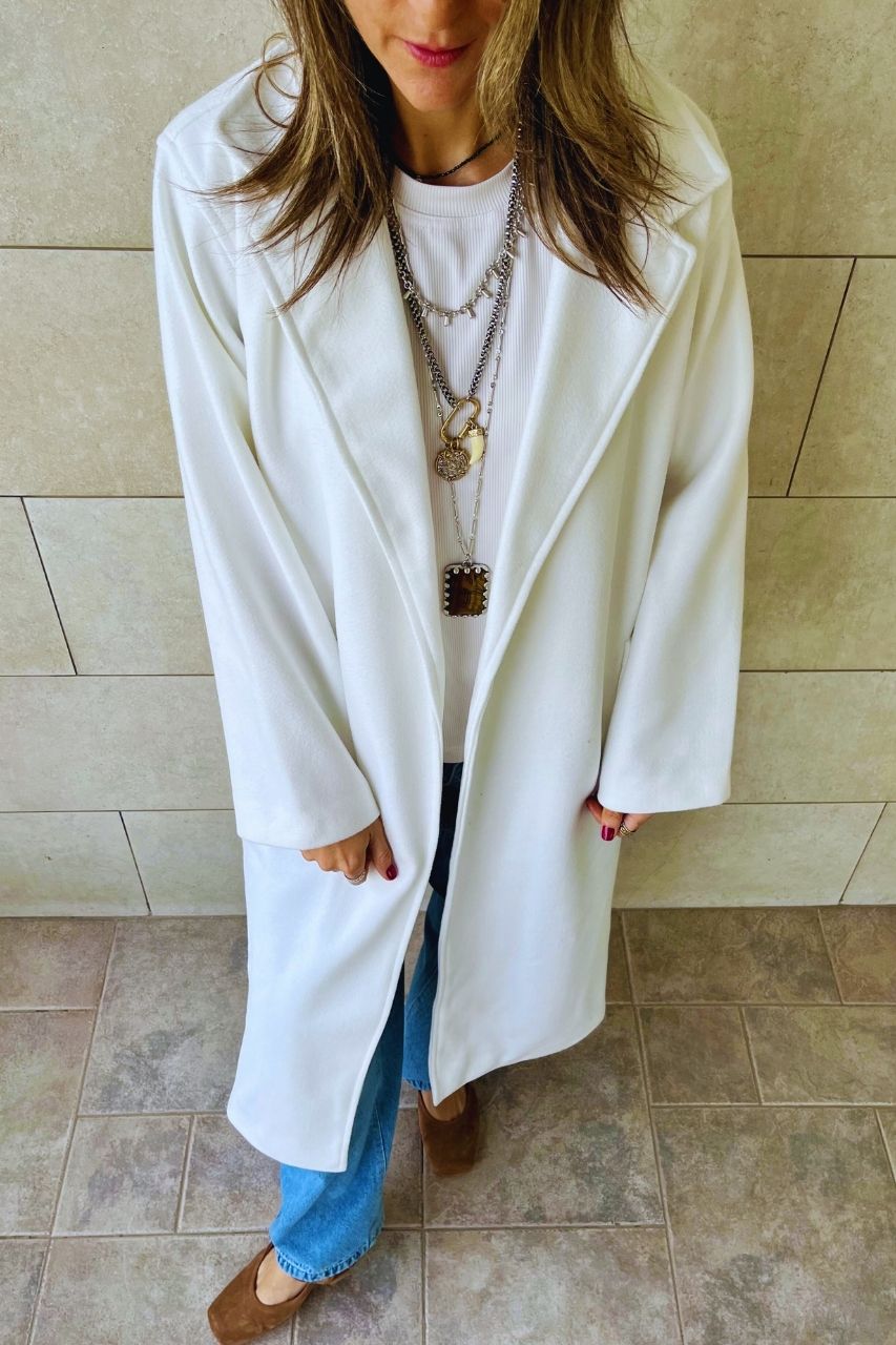 White Cozy Coat