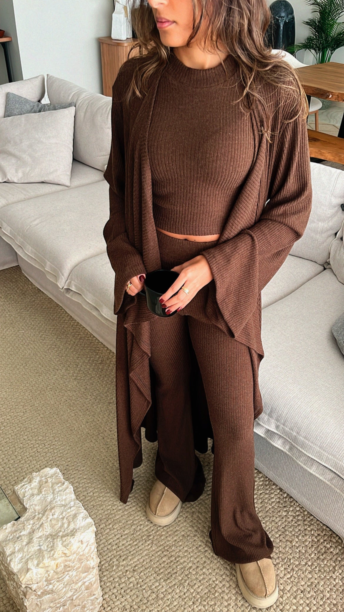 Brown Its Time To Lounge 3 Piece Set