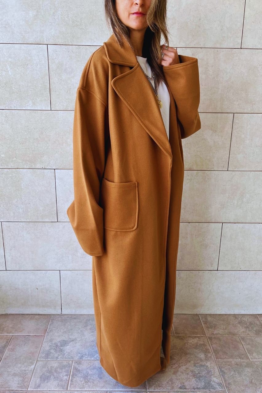 Camel Cloudy Warmth Coat