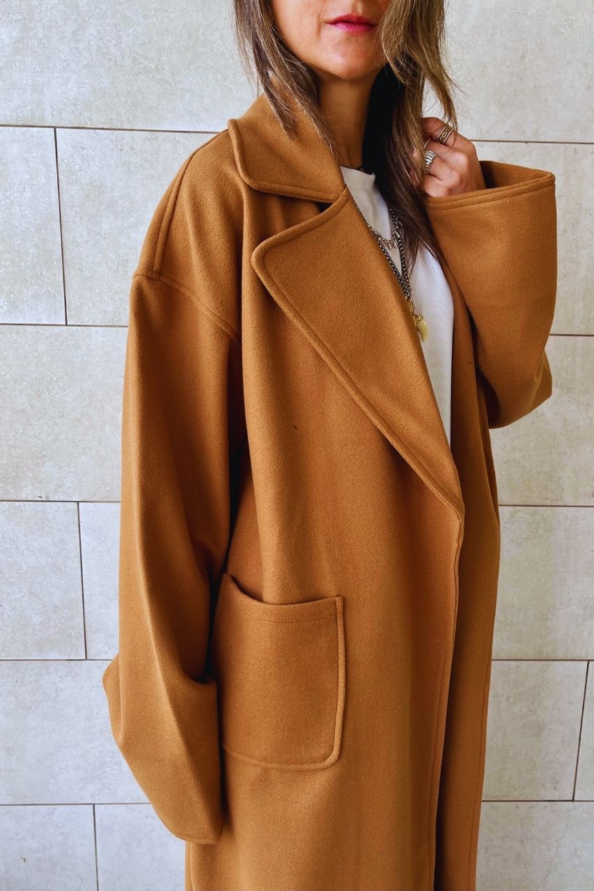 Camel Cloudy Warmth Coat