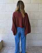 Brown Salt Air Top