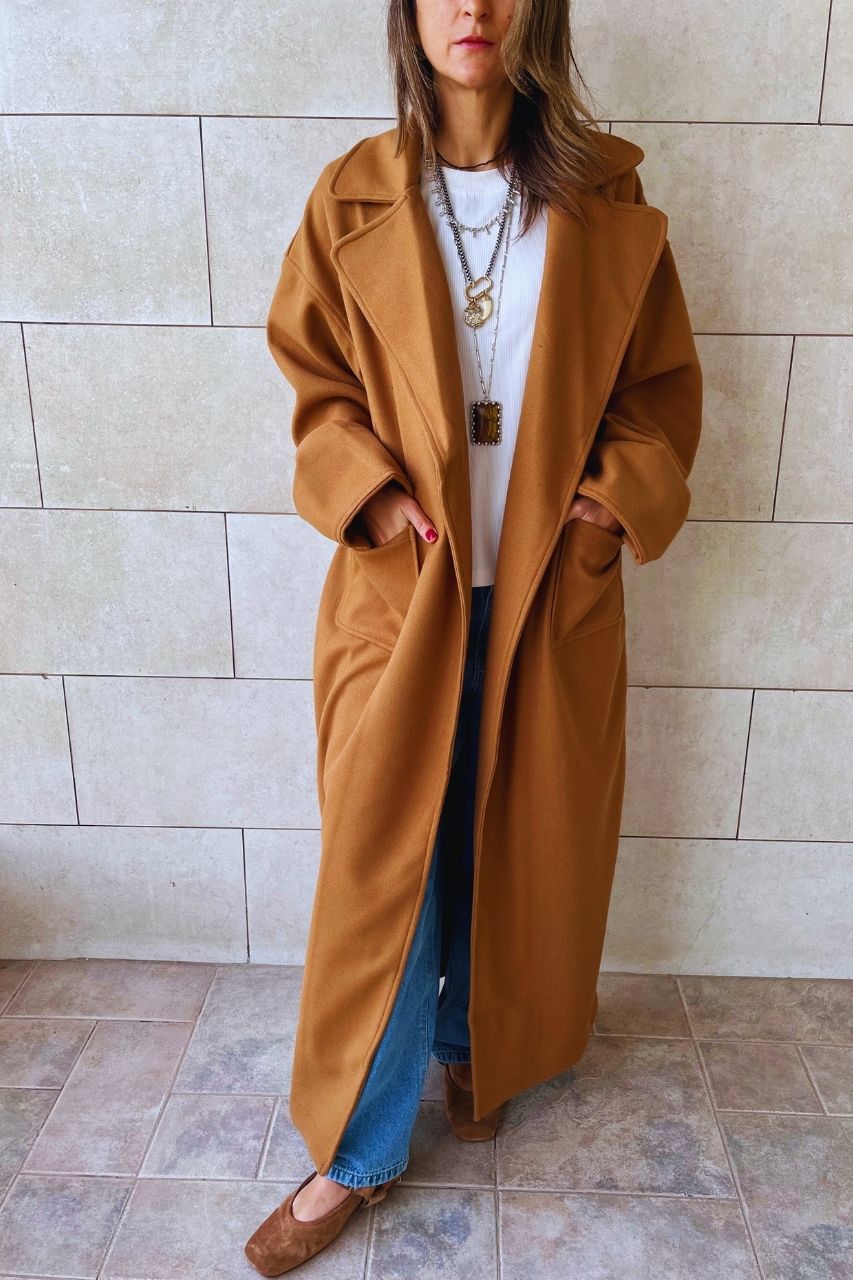 Camel Cloudy Warmth Coat