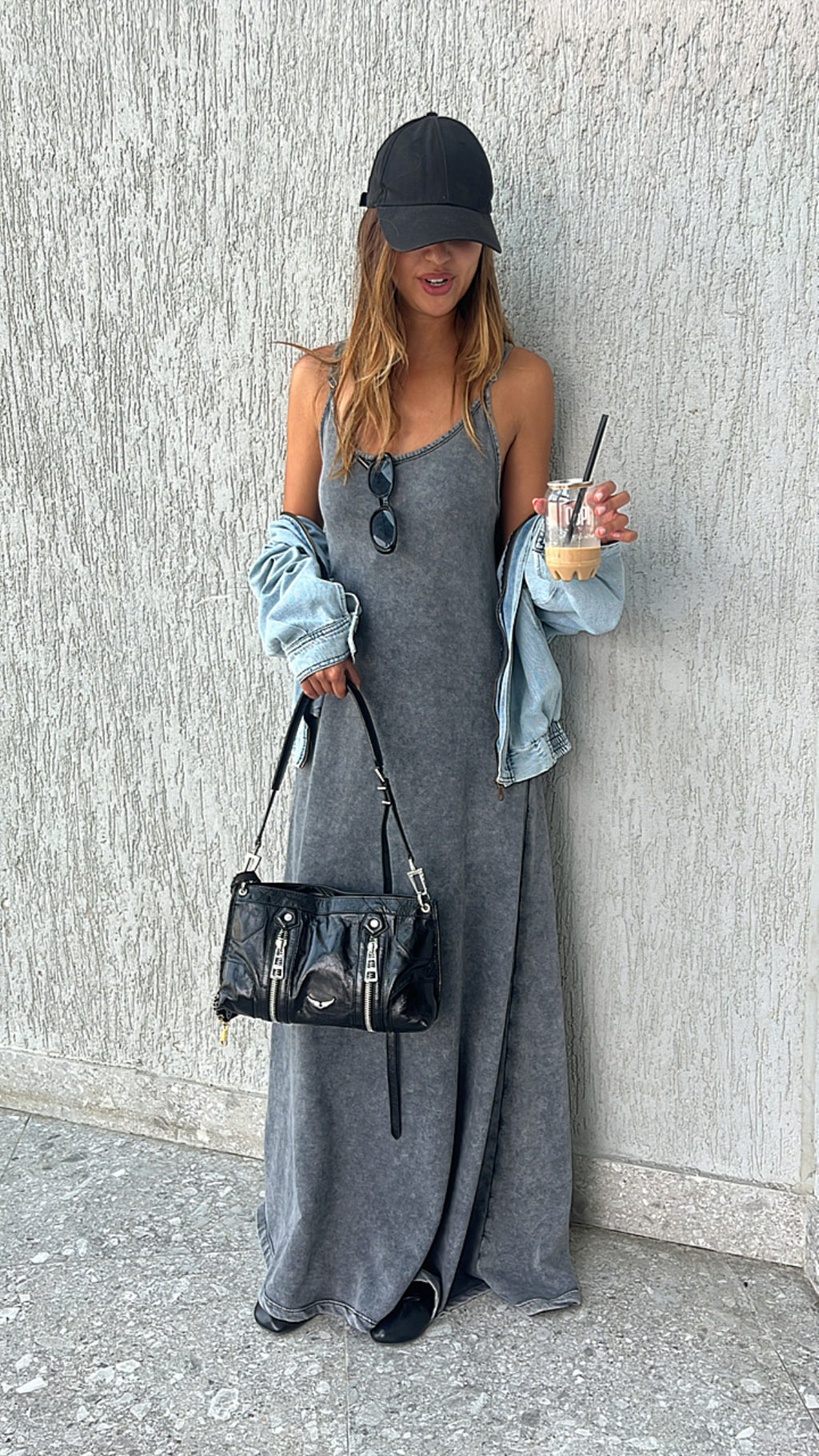 Acid Wash Summer Dress