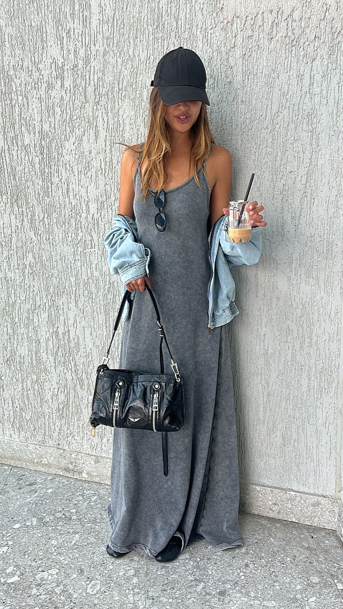 Acid Wash Summer Dress
