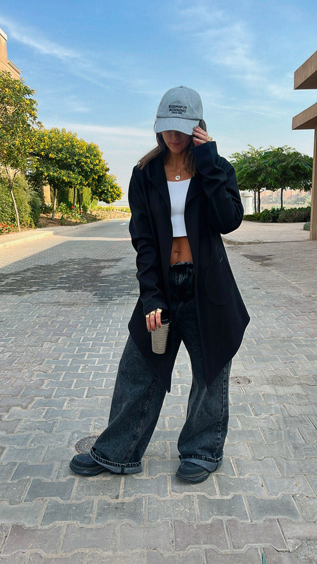 Black On The Go Duster