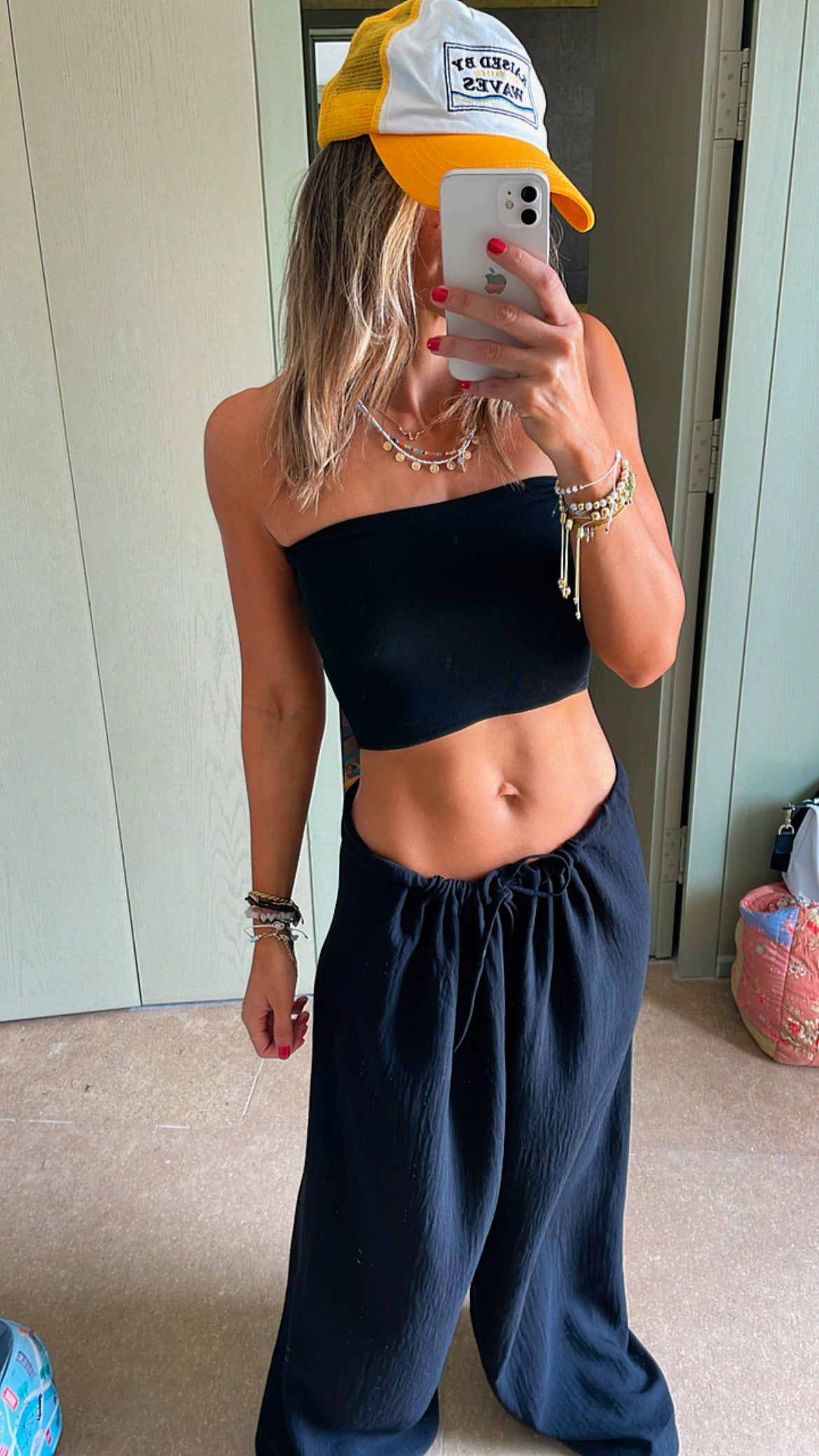 Black Sunny Dayz Beach Pants