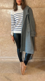 Grey Defined Coat