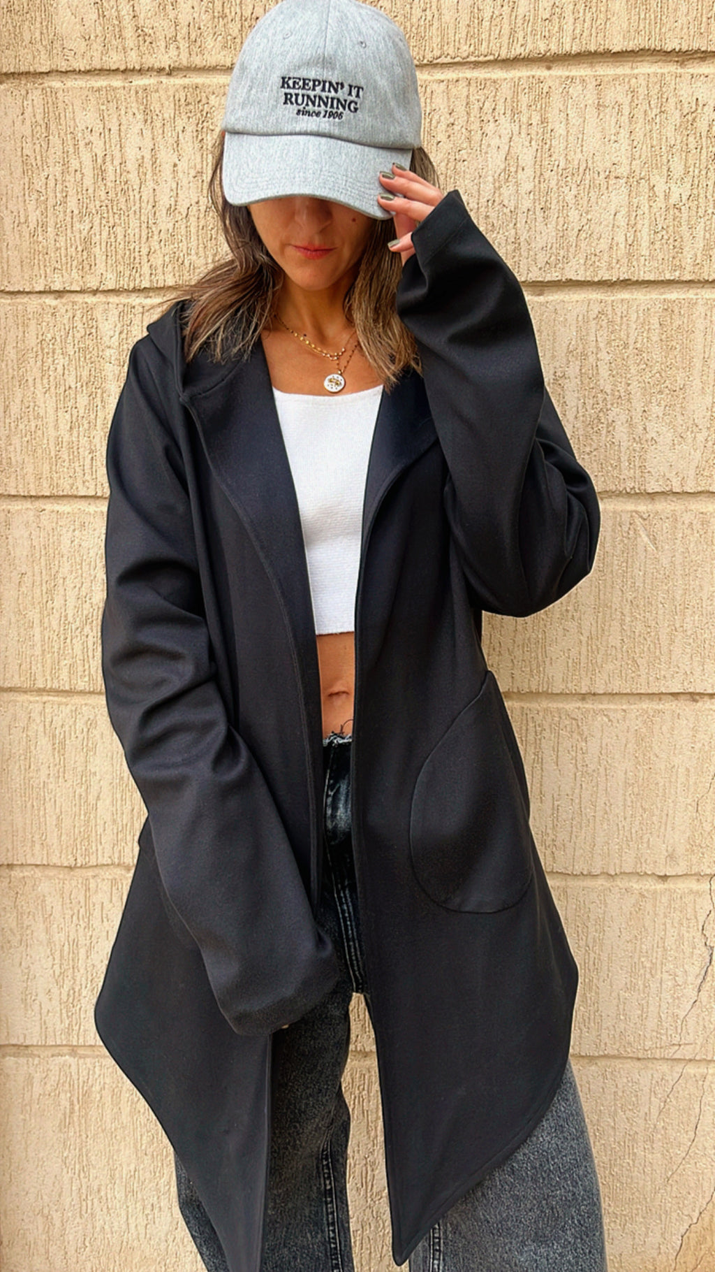Black On The Go Duster