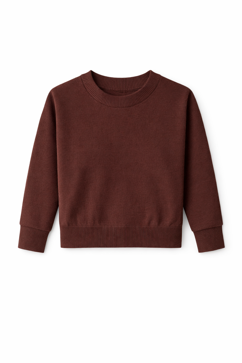 Brown Signature Basic Pullover