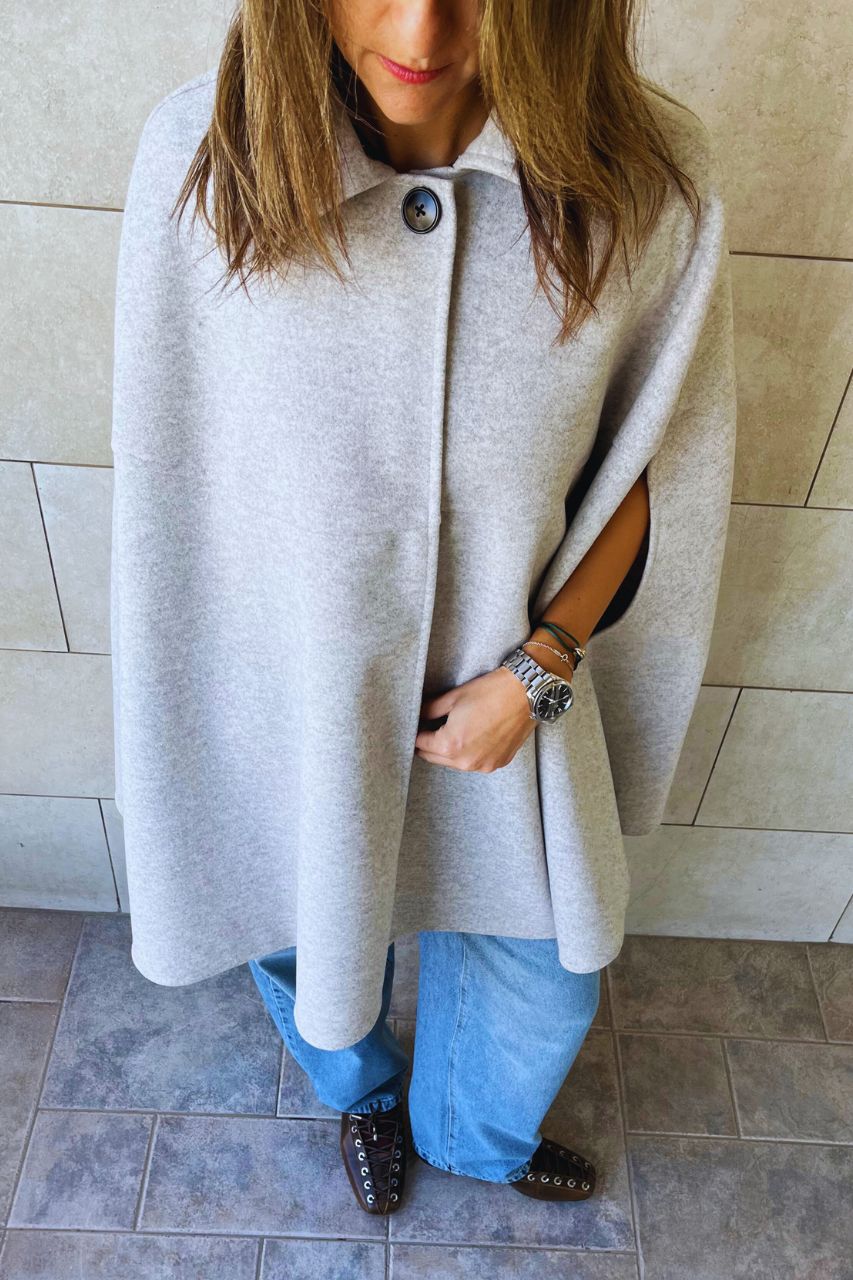 Grey Quiet Confidence Cape