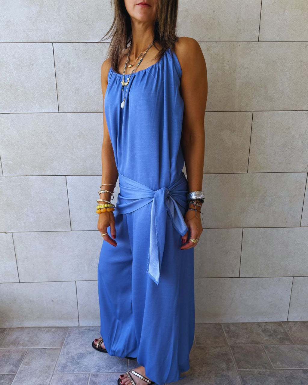 Paloma Light Blue Denim Jumpsuit