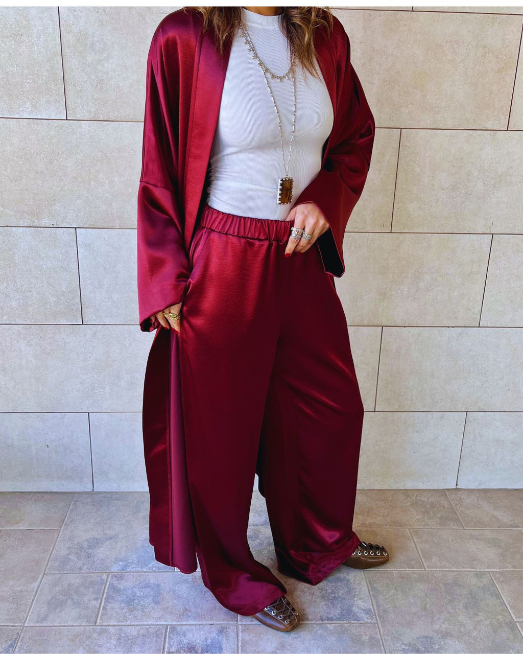 Burgundy After Sunset Cardigan