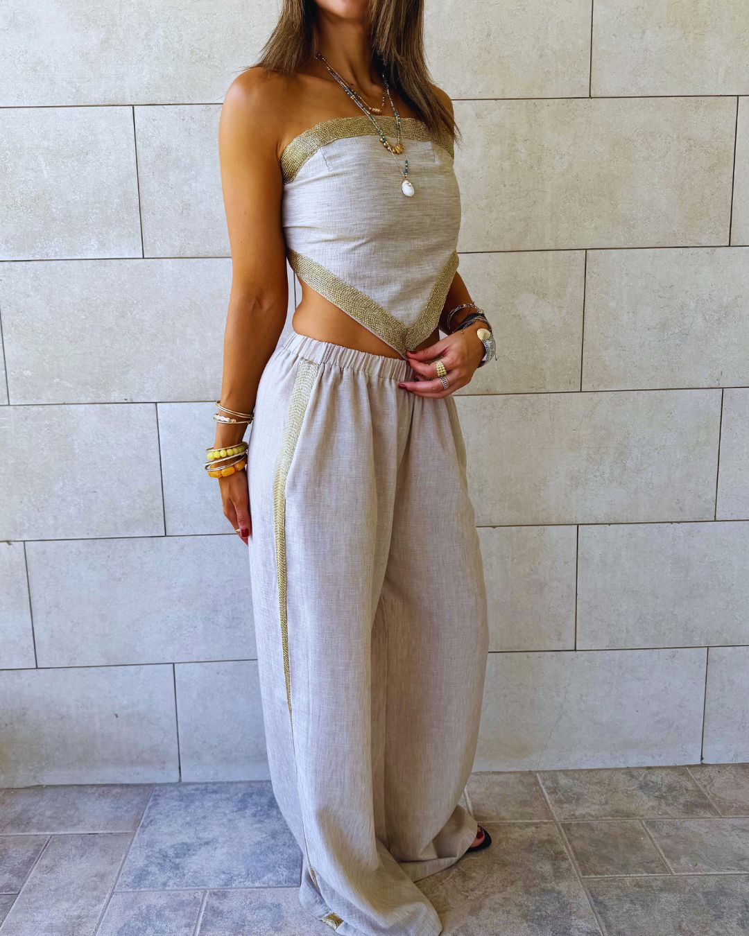 Golden Edge Pants