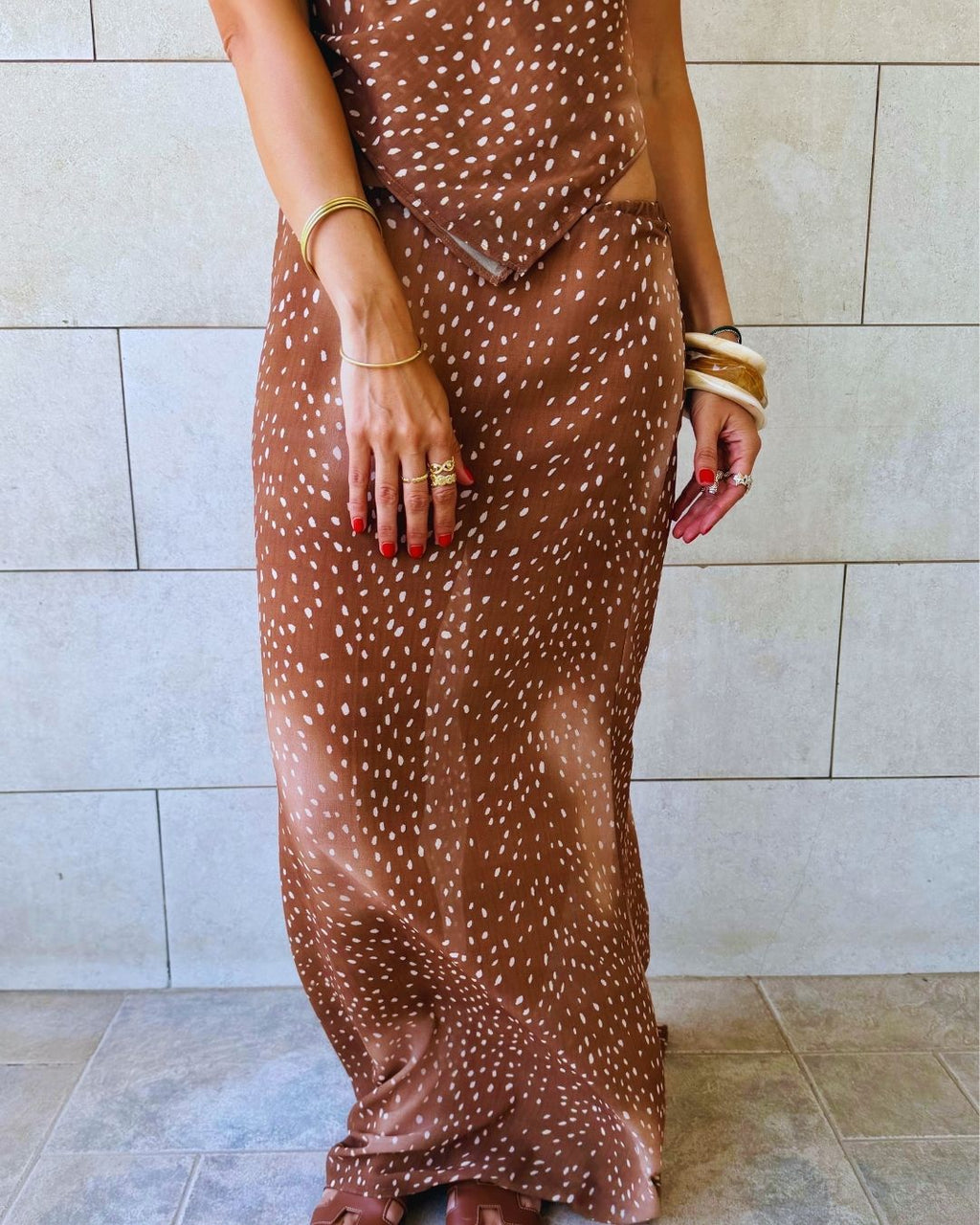 Bambi Mocha Rio Skirt