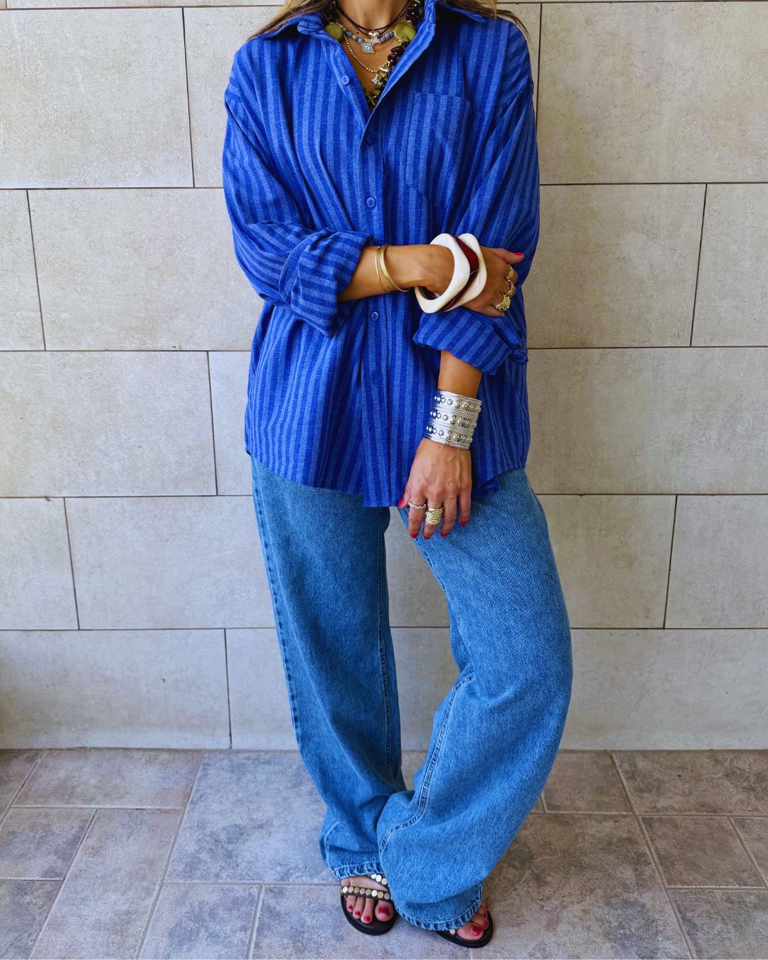 Sapphire Stripe Shirt
