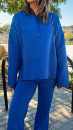 Blue Collard Up Set