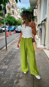 Lime Essential Linen Pants