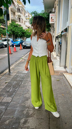 Lime Essential Linen Pants