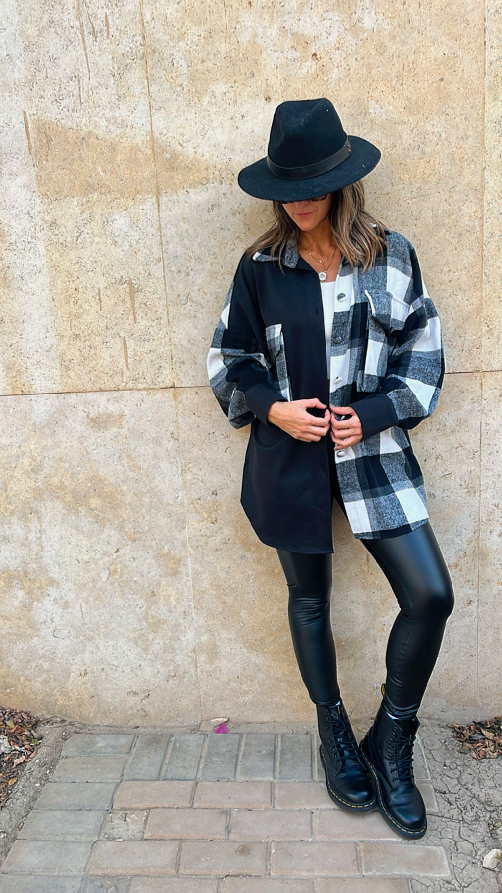 Black Never Even Flannel Shirt