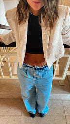 White Braided Jacket