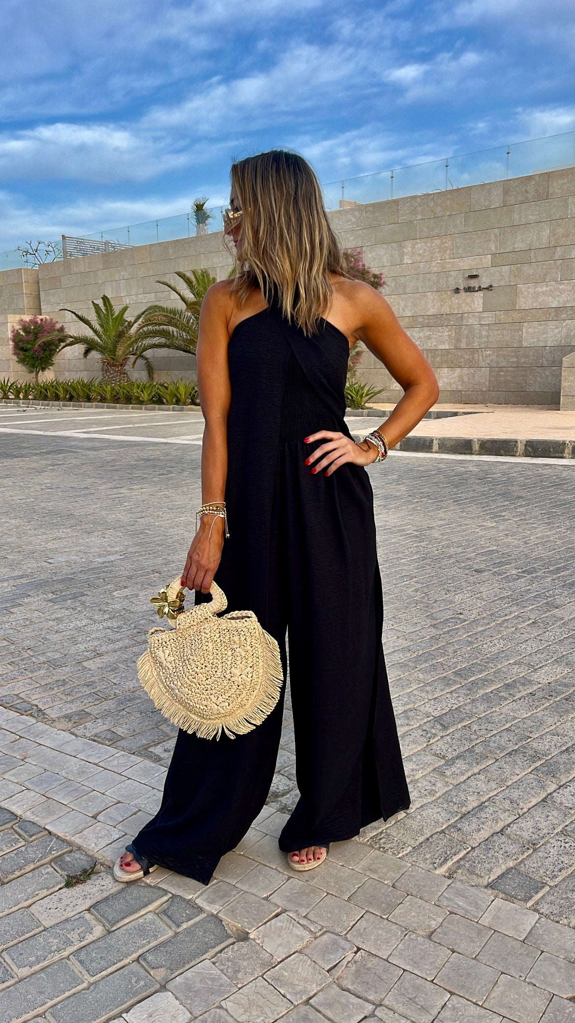 Black Two Way It’s Summer Jumpsuit