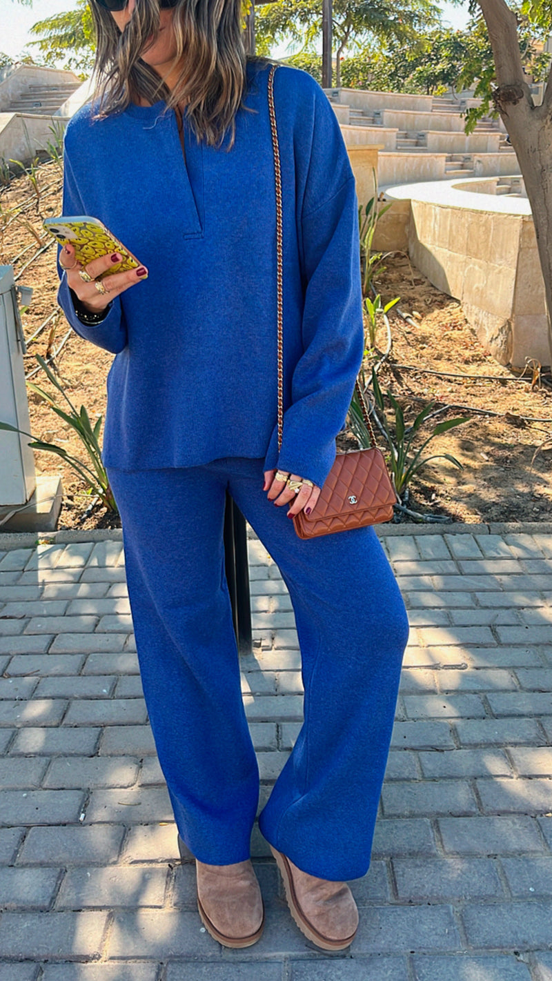 Blue Collard Up Set
