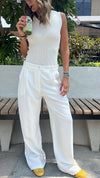 White Business Casual Pants
