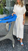 White Knot City Dress