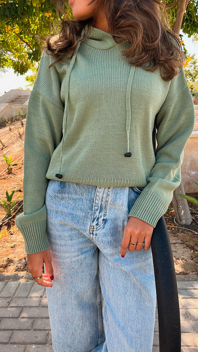 Mint Hooded Pullover