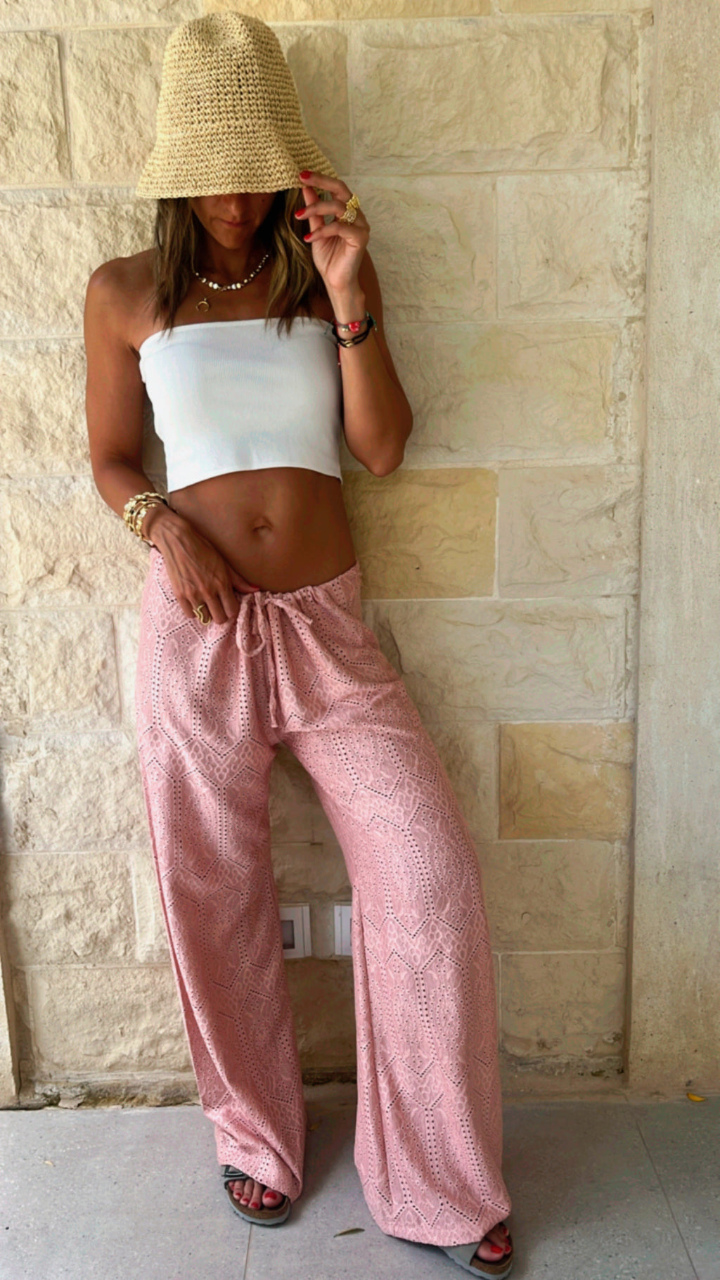 Pink Bohemian Girly Pants